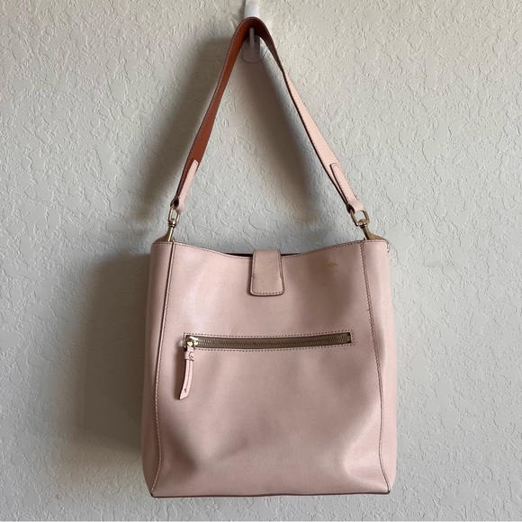 Dooney & Bourke Light Pink Leather Shoulder Bag READ! - Picture 3 of 14